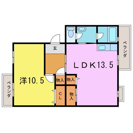 メゾン酒井Ｂの物件間取画像